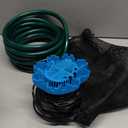 Pool Cover Pump, 850 GPH Water Pump for Pool Draining With 4 Hose Adapters, 23 FT Drain Hose, 25 FT Power Cord, Pool Cover Pumps Above Ground for Drainage of Pool Covers, Ponds and Tubs(Blue)