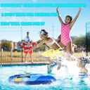 Inflatable Boogy Boards for Beach Travel Toys, 30 Cavas Slip Slide Water Park Body Surfing Board with Handles, Summer Fun Water Pool Game Toys for Kids 4,8,12 Ages