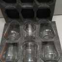 Stemless Wine Glasses Set of 6, 15oz Clear Drinking Glassware Dishwasher Safe, Wine Glass Tumblers for Red or White, Gift for Party, Holiday, Anniversary, Restaurant, Home Bar, Daily Use