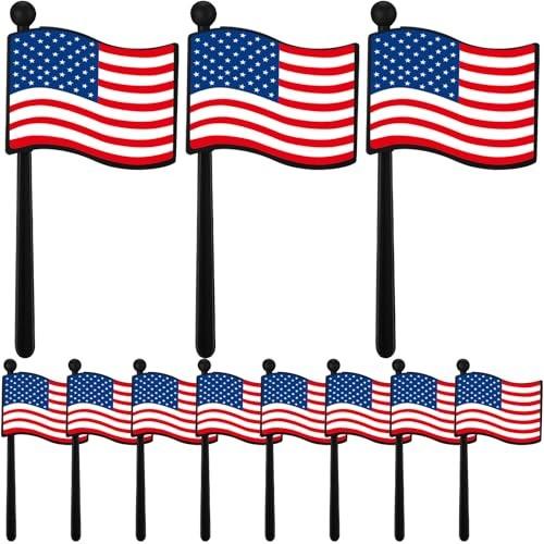 8Pcs Independence Day Handheld Flags