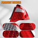 RH Halogen Type Tail Light Fit For 2010-2012 Ford Fusion Right Passenger Side Rear Tail Light Rear Lamp Replacement For 9E5Z13404A