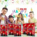 3 x KMZFPYJ 50 Pcs Spider Party Favor Goodie Bags Decorations, Plastic Hero Gift Bags with Handles, Spider Candy Bag for Gifts Wrapping and Kids Birthday Party Supplies