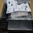 7 code Large Dish Drying Rack for Kitchen Counter, Detachable Large Capacity Dish Drainer Organizer, 2-Tier Dish Racks with Utensil Holder, Black