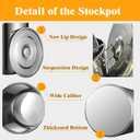 24-Quart Stainless Steel Seafood Stockpot with Basket, Crawfish, Crab, Lobster Boil StockPot, Shrimp Boil Stock Pot with Strainer, Turkey Fryer Pot,27L,7Gallon