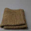 FRELISH DECOR Handwoven Jute Area Rug - 2x3 feet - Natural Yarn - Rustic Vintage Beige Braided Reversible Rug - Eco Friendly Rugs for Bedroom - Kitchen - Living Room - Farmhouse (2'x3')