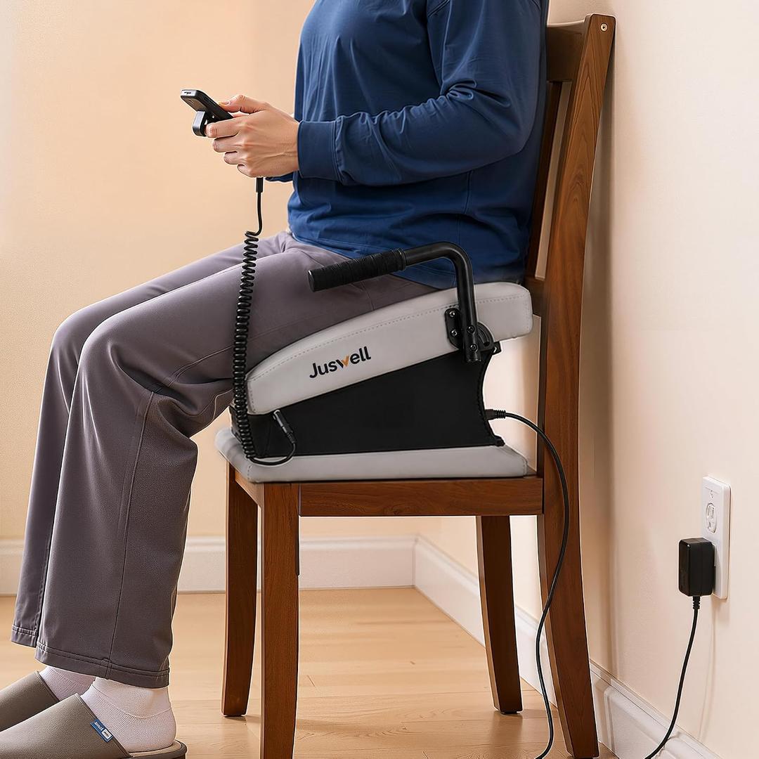 36°Electric Seat Lift Assist Lifting Cushion for Seniors, 16.3 x 17.1 x 7.5 inches