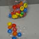 50Pcs Translucent Macaron Color Shells, 1.5in Empty Vending Machine Capsules, PP Color Round Capsules Bulk, Small Plastic Container for Easter Party Favors Themed