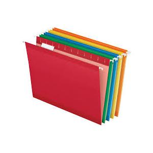Folders 6 Pc Orange, Red, Blue, Purple, Gray, Green