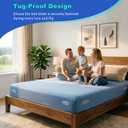 Bed Sheet Holders for Corners Keep Sheets Firm & Tight, Upgraded Bed Sheet Fasteners Easy No-Lift Installation,Each Bed Sheet Grippers with Dual-Side Lock,Universal Fit for Twin Queen King Mattress