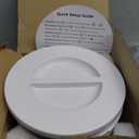 Dual Automatic Cat Feeder 2 Cats,6 Meals/Day,12 Portions/Meal,4.2L Dual Power Double Bowls Feeder,Dry Food Auto Pet Dispenser,10S Voice Record,Flexible Schedule Timer (White, Stainless Dual Bowls)