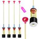 Upgraded Washer Suspension Rods for Samsung WA50R5400AV/US WA50R5400AW/US WA45T3200AW/A4 WA45N3050AW/A4 WA50R5200AW/US WA400PJHDWR/AA Washing Machine, Replace DC97-16350U DC97-16350S DC97-05280W
