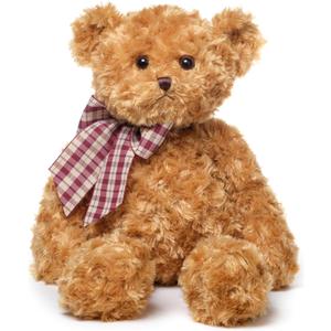 Bearington Collection Wuggles Teddy Bear Stuffed Animal 18 in - Teddy Bears Plushies - Vintage Bear Plush for Baby - Old Fashioned
