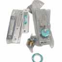 Storefront Mortise Door Lock Commercial Mortise Lock with Lock Cylinder Double Cylinder Deadbolt Lock Set (1-1/8" Backset)