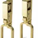 Heavy-Duty Instant Locking Gate Latch, 2026 New Automatic Spring Lock, Rust-Resistant Steel, One-Hand Operation, Easy Install on Wood, Metal, Pipe Gates, for Farm, Ranch, Backyard, 2 Pieces