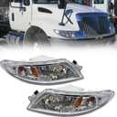 aostirmotor Headlights Assembly Fit for International 4300(2002-2018),Pair Driver (Left Side) and Passenger (Right Side)