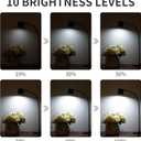 Dott Arts Desk Lamp,USB Clip On Light,Book Lights for Reading at Night,3 Color Modes,10 Brightness Clamp Lights,360 Gooseneck LED Reading Light for Books in Bed,Eye-Care for Home Office,Headboards