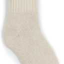 Weweya Boot Socks for Women - Thick Winter Knit Warm Socks - Gifts for Women (Medium, Cream, Cream, Cream)