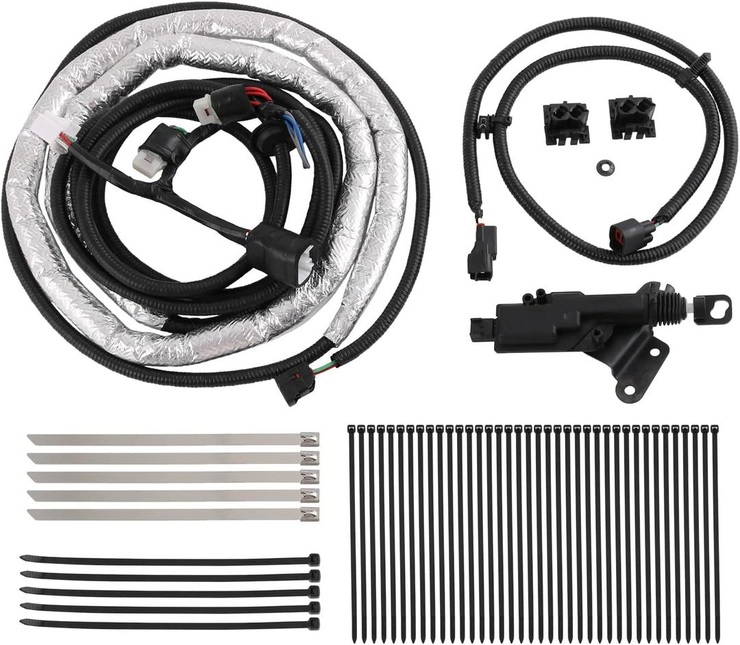 Power Tailgate Bed Remote Lock Assembly Kit Compatible with 2016-2022 Toyota Tacoma Short Wheelbase Bed Replace# PK3B6-35JS0