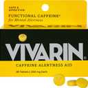 Vivarin, Caffeine Pills, 200mg Caffeine per Dose, Safely and Effectively Helps You Stay Awake, No Sugar, Calories or Hidden Ingredients, Energy Supplement, 40 Tablets (40 Count (Pack of 1)), Expiry: 2025-SEP