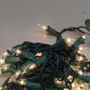 Joiedomi Clear Christmas String Lights Indoor,100 Count Mini White Fairy Light,19.4 FT Lighting Decor for Patio Dorm Classroom Bedroom Holiday Wedding Party Garland Birthday Festival,Green Wire