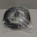 Microwave Splatter Cover Glass Splatter Guard Lid with Collapsible Silicone for Food Pot Cover Plate Cover 10.8 inch Black