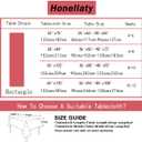 Honellaty Summer Tablecloth Rectangle, Spill-Proof Lemon Table Cloth Wrinkle Free Stain Resistant Table Cover for Dining, Kitchen, Daily Use, 60x84 Inch (Blue)