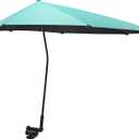 G4Free UPF 50+ Adjustable Beach Umbrella XL with Universal Clamp for Chair Stroller Wheelchair Golf Cart Bleacher Patio, 40 Inch