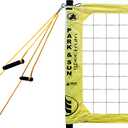 Park & Sun Sports Spectrum Classic: Portable Professional Outdoor Volleyball Net System, Orange & The Miramar® King of The Beach® Volleyball by Mikasa