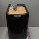 8 Gallon Motion Sensor Trash Can with Roll Lid & Wheels - Automatic Touchless Trashcans for Kitchens, Bedroom, Office Trash Bin (Black)