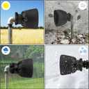 Ponpon Outdoor Faucet Cover for Winter, 6.3" W x 9" H Garden Faucet Socks for Freeze Protection, Reusable Waterproof Thickened Outside Yard Insulated Spigot Cover (4)