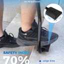 Walking Cane, Stair Climbing Cane for Women/Men for Leg Lifter Adjustable Assist Canes with Large Footrest for Relaxed and Walk Up and Down Stairs