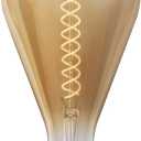 Feit Electric Vintage Exposed Filament Amber Glass LED ST52 with a Medium E26 Base Light Bulb - 60W Equivalent - 10 Year Life - 300 Lumen - 2100K Soft White - Dimmable | Original Vintage