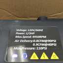 FORNAX 3 Gallon Portable Air Compressor, 110 PSI Hot Dog Air Compressor, Oil Free