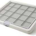 Smart Paws Large 76X62CM Pet Training Tray,Pet Training Pads Holder,Pet Toilet (Grey) (29.92x24.4 Inch (Pack of 1))