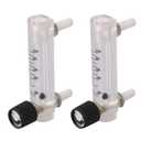 CNBTR 2 Pieces LZM-6 Flow Meter 100-1000ml/min for Oxygen Gas Air Flow Control Detect
