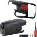 Left and Right Towing Mirror With Tools Compatible With 2021 2022 2023 2024 2025 Ford F150 With HD Wide-Angle Significantly Reduces Blind Spots Easy Installation (2 pcs)