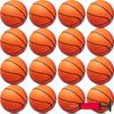 30Pcs 7" Inch Mini Basketball Balls Bulk Small Basketball Set with Pump, PVC Small Basketball for Over The Door Basketball Hoop Games Party Favors Indoor Outdoor Play Adults Kids Pool Beach Basketball (Orange)