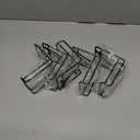 SOUJOY 5 Pack Metal Coaster Holders, Coaster Stands for Both Round and Square Coasters, Minimalist Holder Caddy, Easy Storage and Removal, Hold Up to 6 Coasters