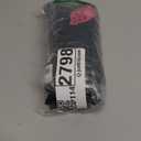 2Pcs Bonnet for Sleeping Women, Satin Adjustable Silk Hair Bonnet for Sleeping, Wide Band Sleep Caps for Curly Hair, Black & Rose Red