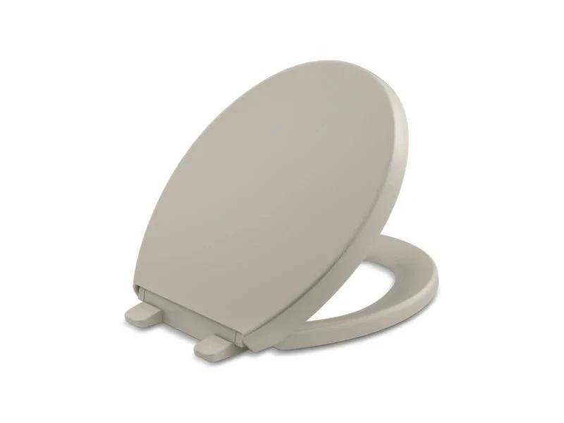 Kohler Retmore Round Front Bowl Quiet-Close Antimicrobial Toilet Seat, White