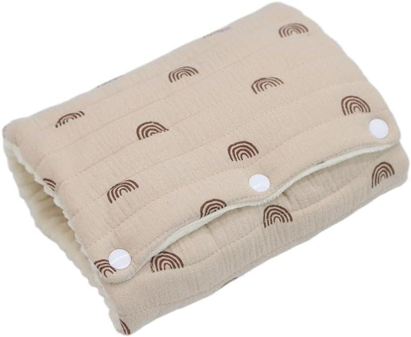 TEUOPIOE Baby Feeding Arm Pillow, Soft Cotton Multi Functional Bottle Nursing Pillow for Newborns,Expandable Breastfeeding Arm Support Cushion for Mom and Baby, Portable and Washable (Brown)