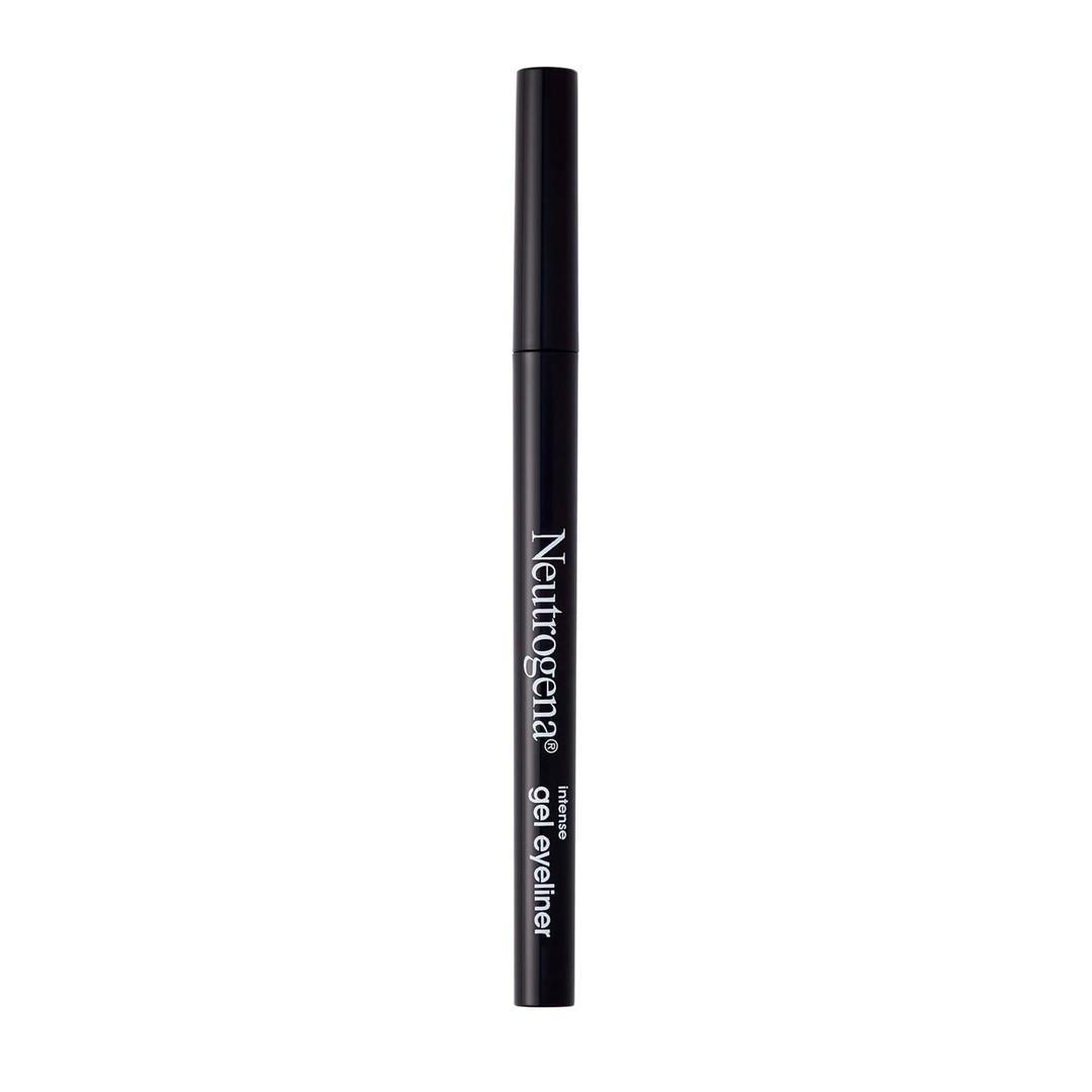 Neutrogena Intense Gel Eyeliner, Eye Makeup with Antioxidant Vitamin E, Bold Precision Eyeliner, Smudge- and Water-Resistant, Jet Black, 0.004 oz