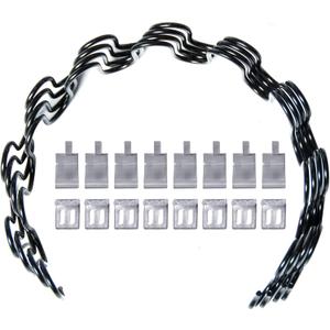 Yoogu 20inch Sofa Chair Upholstery Spring Replacement Includes Clips 4 PCS for Furniture Couch Repair or Other Applications
