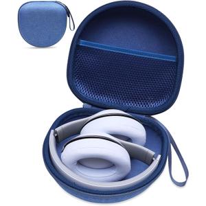 Headphone Case Compatible with Soundcore by Anker Q20i Q20 Q30 Q45 / BERIBES/TOZO/KVIDIO/Beats Noise Cancelling Over-Ear Headphones, Blue