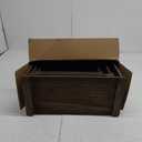 Large Vintage Brown Wooden Crates For Storage,Nesting Handmade Solid Wood Vintage Black Wood Storage Boxes.Storage Crates For Organizing.