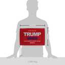 Trump Vance 2024 Flag for Car Red Bandera para Carros Window Clip Pole Mount Kit Rally Shooting 2024 Poster Auto Decor MAGA Sign Outdoor Decorations Republican Gift Made in USA
