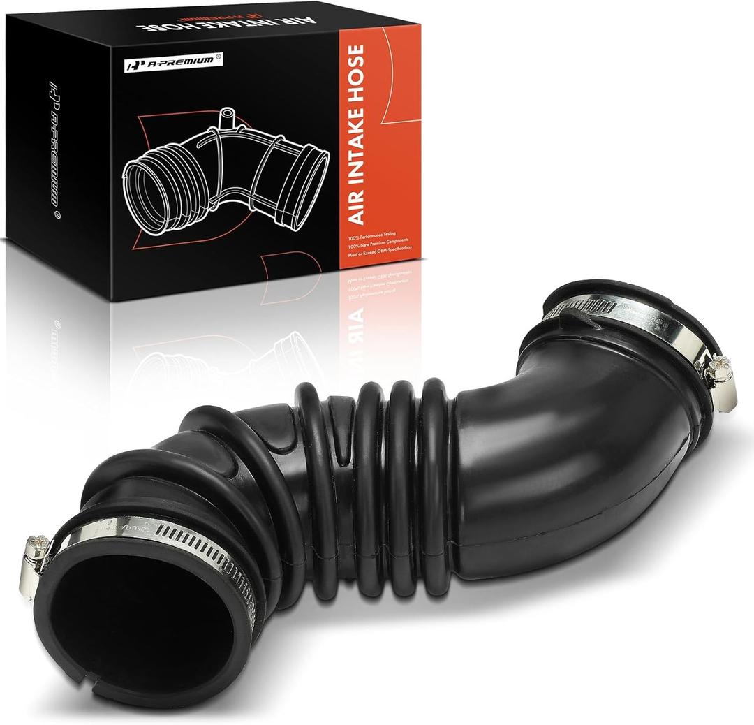 A-Premium Engine Air Clean Intake Tube Hose with Clamps Compatible with Toyota Corolla 2003-2004, Matrix 2003-2005, 1.8L