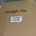 Snuggle Sac Fluffy Ribbed Cream Blanket Twin Size, Soft Luxurious Knit Throws, Fuzzy Plush Microfiber Blankets for Couch, Sofa, Bed, Cream, 60x80 inches