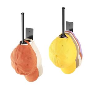 2 Pack Hat Racks for Baseball Caps, Stainless Steel Hat Organizer for Baseball Cap, Hat Holder Storage Organizer, Hat Hanger Strong Adhesive/Wall Drilled for Door, Bedroom, Closet(Black 6 in) 2 Pack Hat Racks for Baseball Caps, Stainless Steel Hat Organizer for Baseball Cap, Hat Holder Storage Organizer, Hat Hanger Strong Adhesive/Wall Drilled for Door, Bedroom, Closet(Black 6 in)