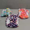 Pet Soft Washable Female Diapers (3 Pack) Female Dog Diapers, Comfort Reusable Doggy Diapers for Girl Dog in Period Heat (Bloom, XL)